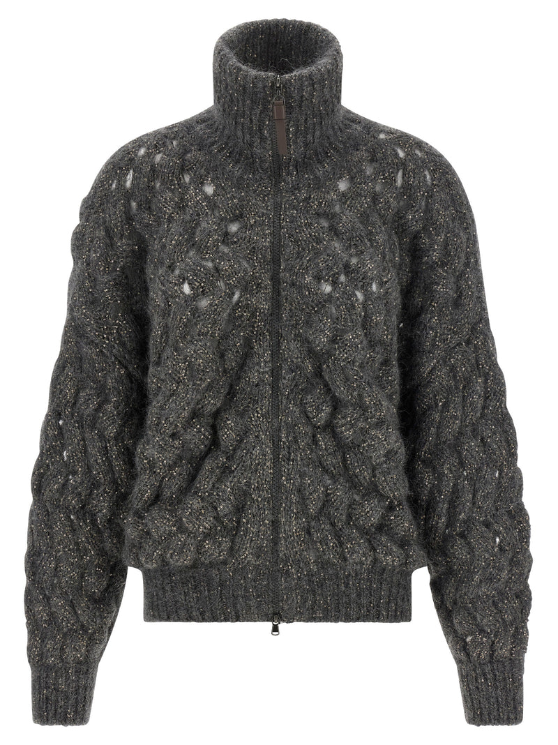 Brunello Cucinelli Brunello Cucinelli Dazzling Waves Cardigan