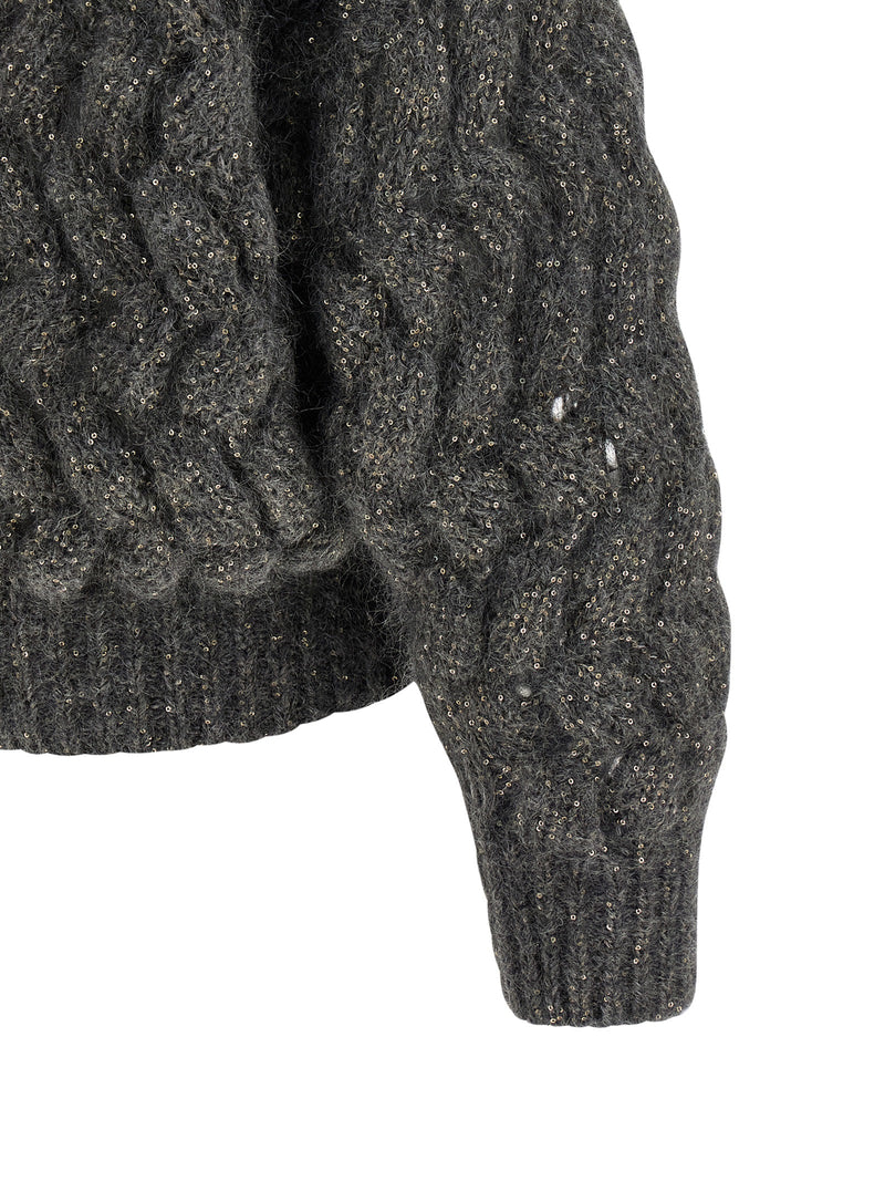 Brunello Cucinelli Brunello Cucinelli Dazzling Waves Cardigan