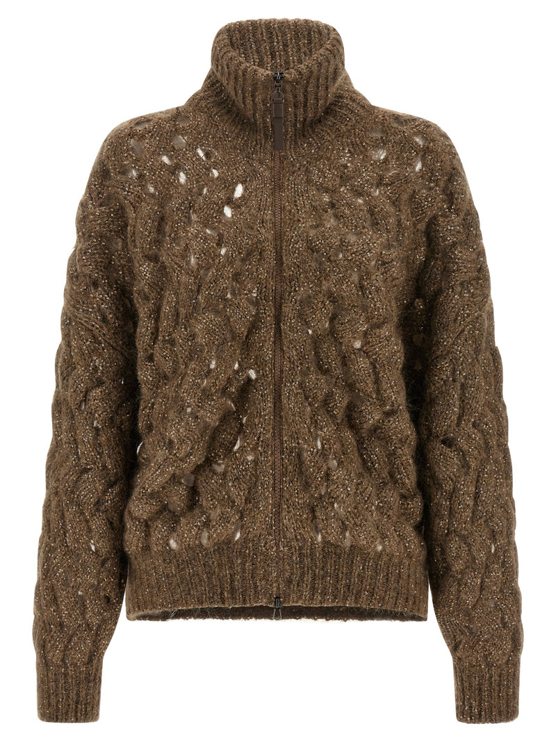 Brunello Cucinelli Brunello Cucinelli Dazzling Waves Cardigan