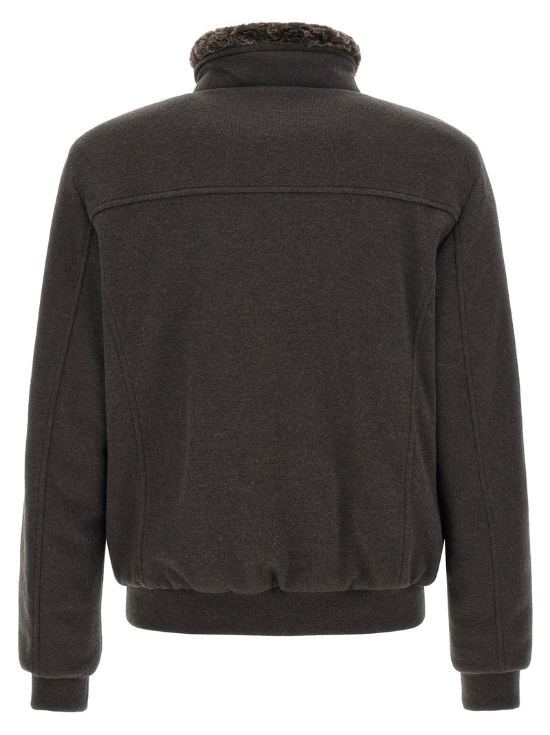 Moorer Moorer Bellati-mrw Bomber Jacket - Acqua Line