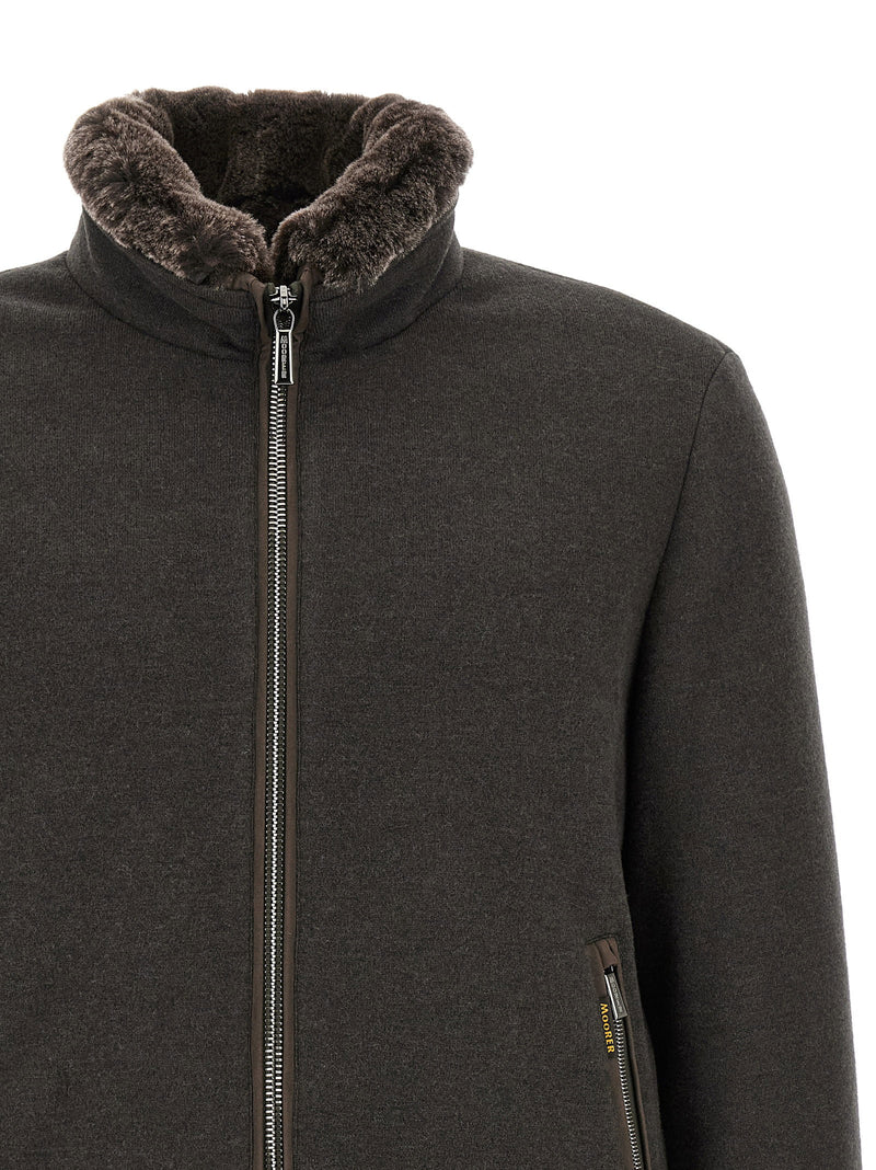 Moorer Moorer Bellati-mrw Bomber Jacket - Acqua Line