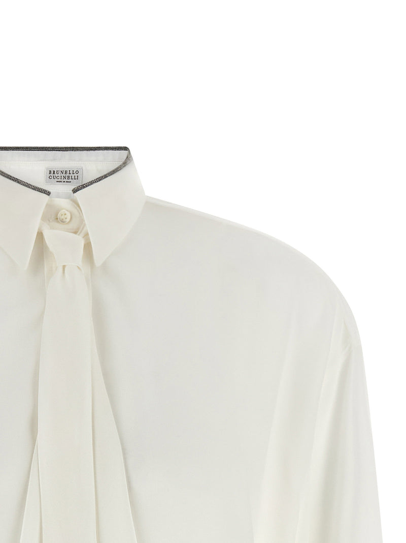 Brunello Cucinelli Brunello Cucinelli Shiny Collar Shirt