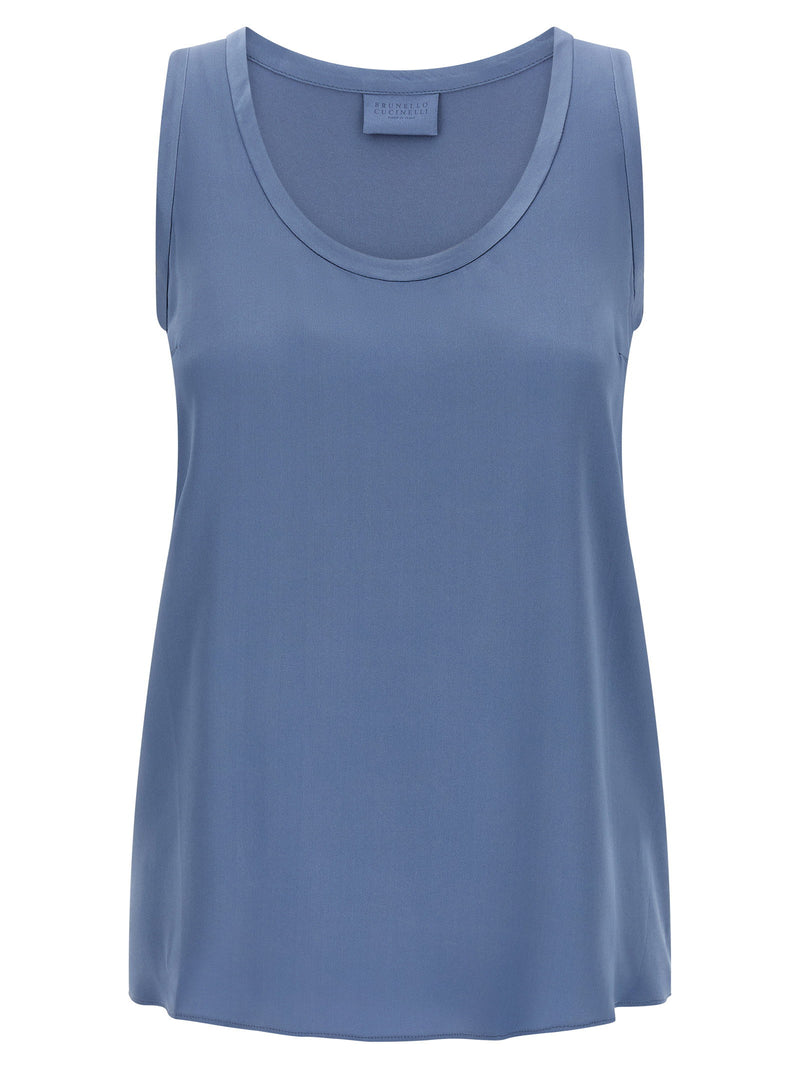 Brunello Cucinelli Brunello Cucinelli Satin Top