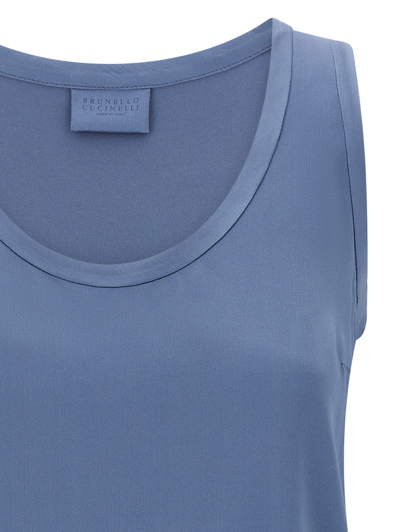 Brunello Cucinelli Brunello Cucinelli Satin Top