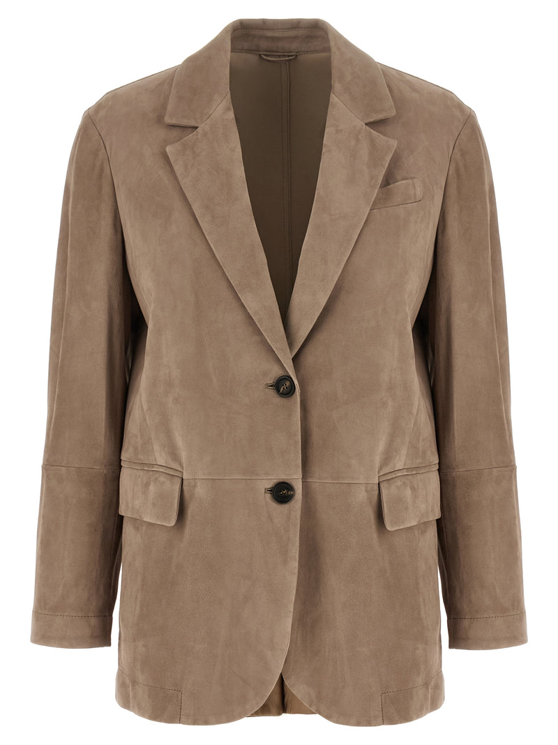 Brunello Cucinelli Brunello Cucinelli Suede Blazer