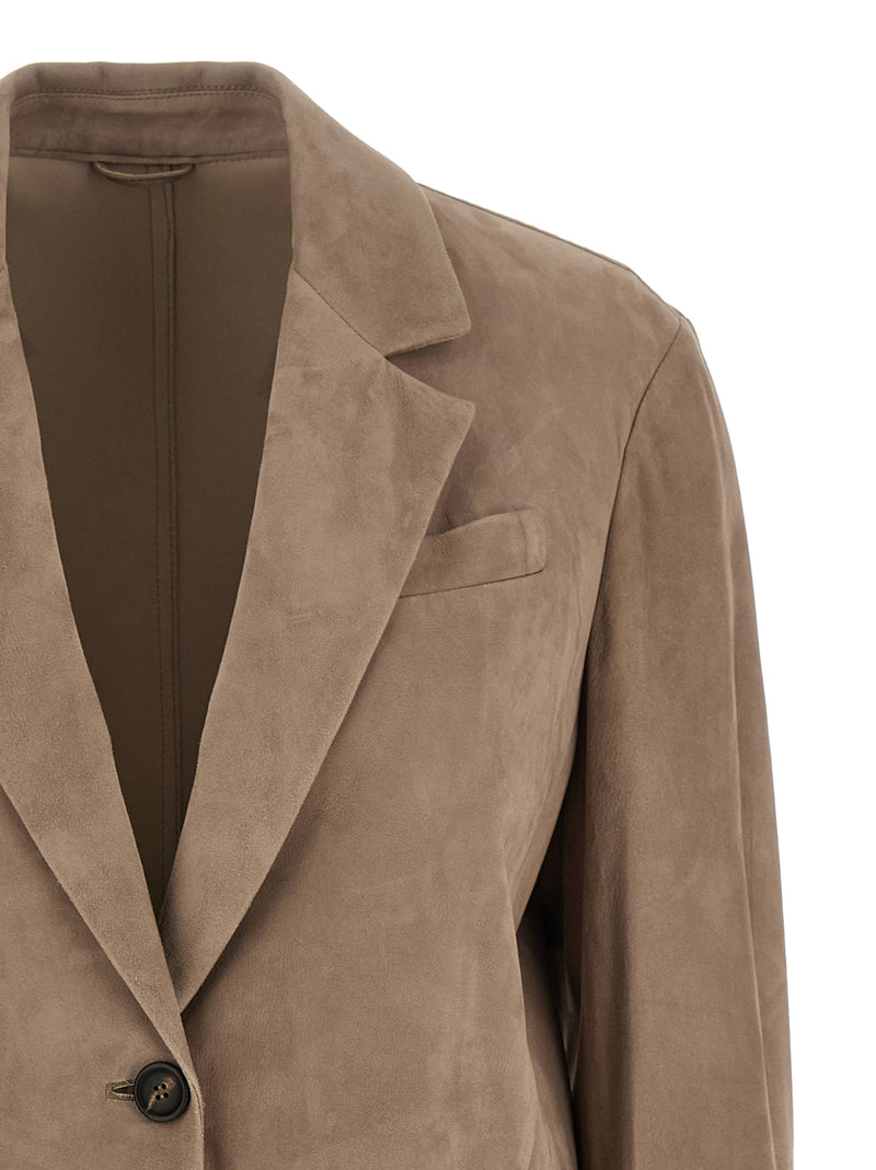 Brunello Cucinelli Brunello Cucinelli Suede Blazer