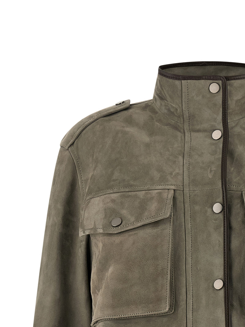 Brunello Cucinelli Brunello Cucinelli Couture Suede Jacket