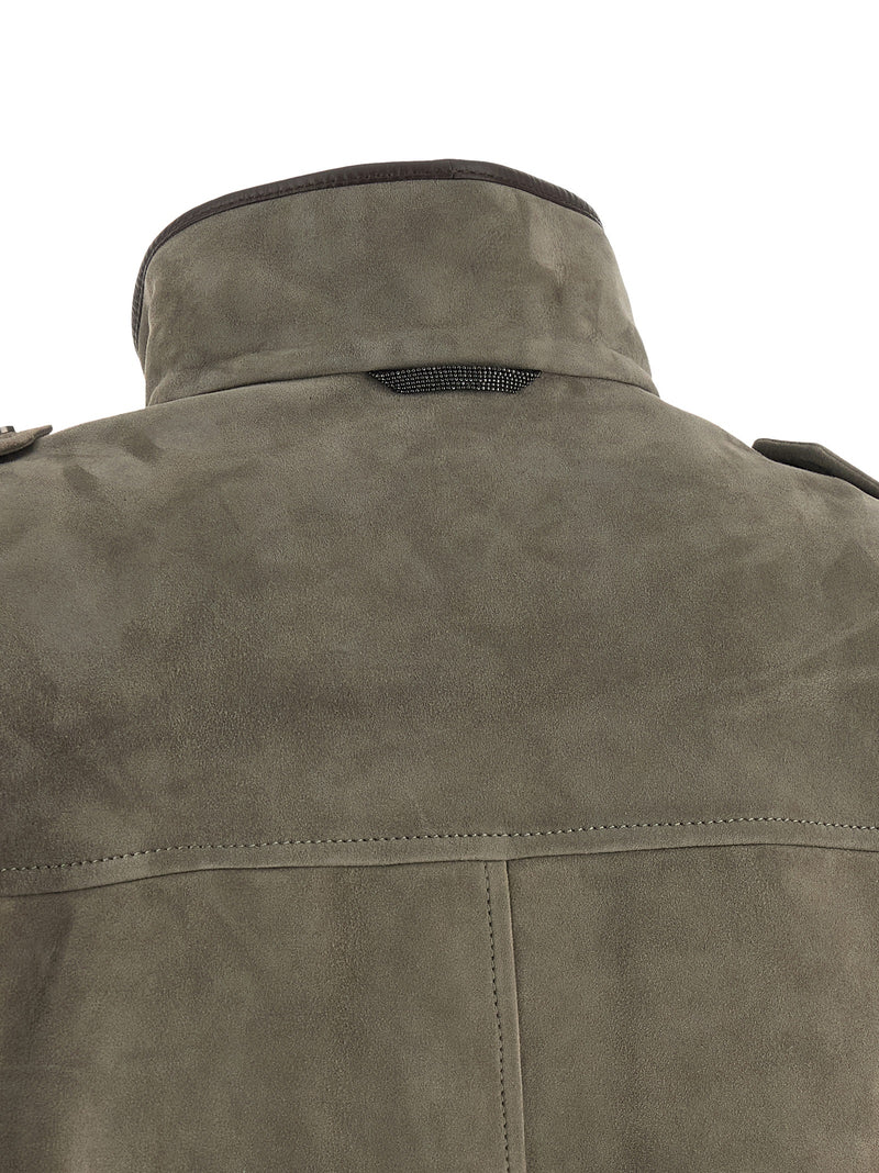 Brunello Cucinelli Brunello Cucinelli Couture Suede Jacket