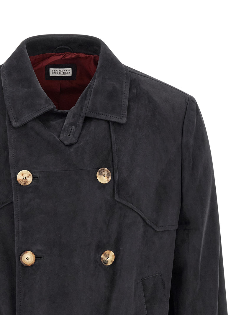 Brunello Cucinelli Suede Jacket - Suede - Style 9CTW26 | Urbalenti | Urb... | Urbalenti™ NYC