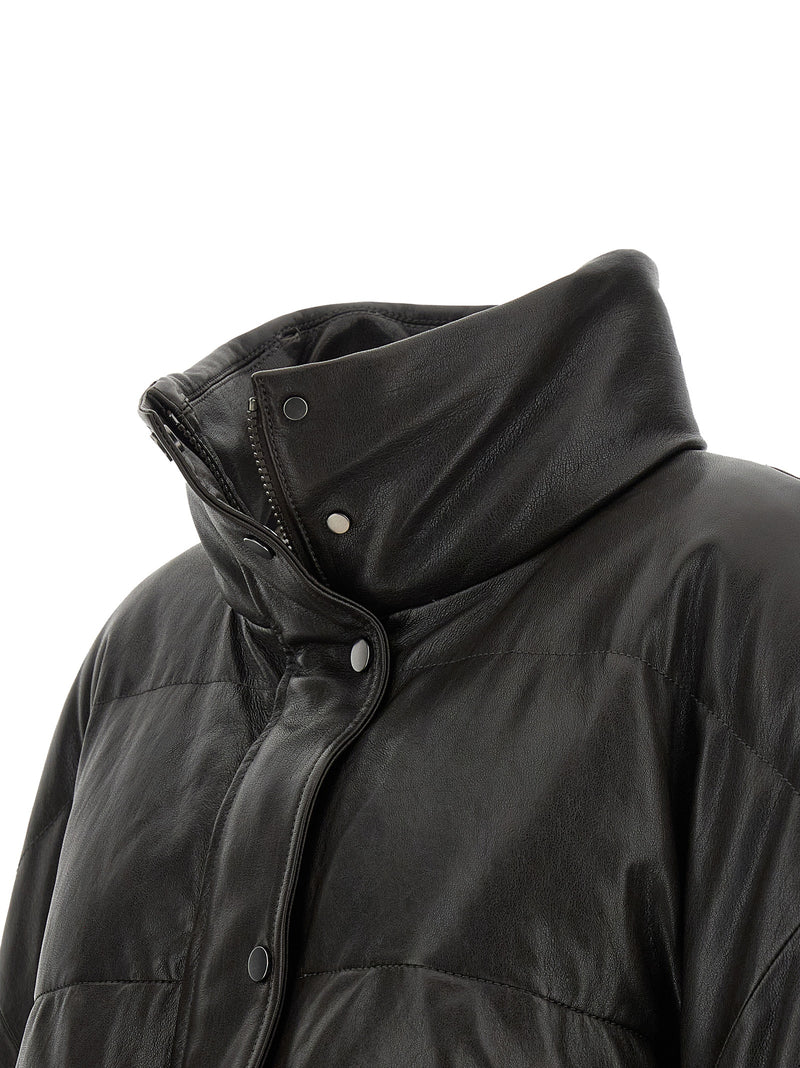Brunello Cucinelli Brunello Cucinelli Padded Leather Jacket