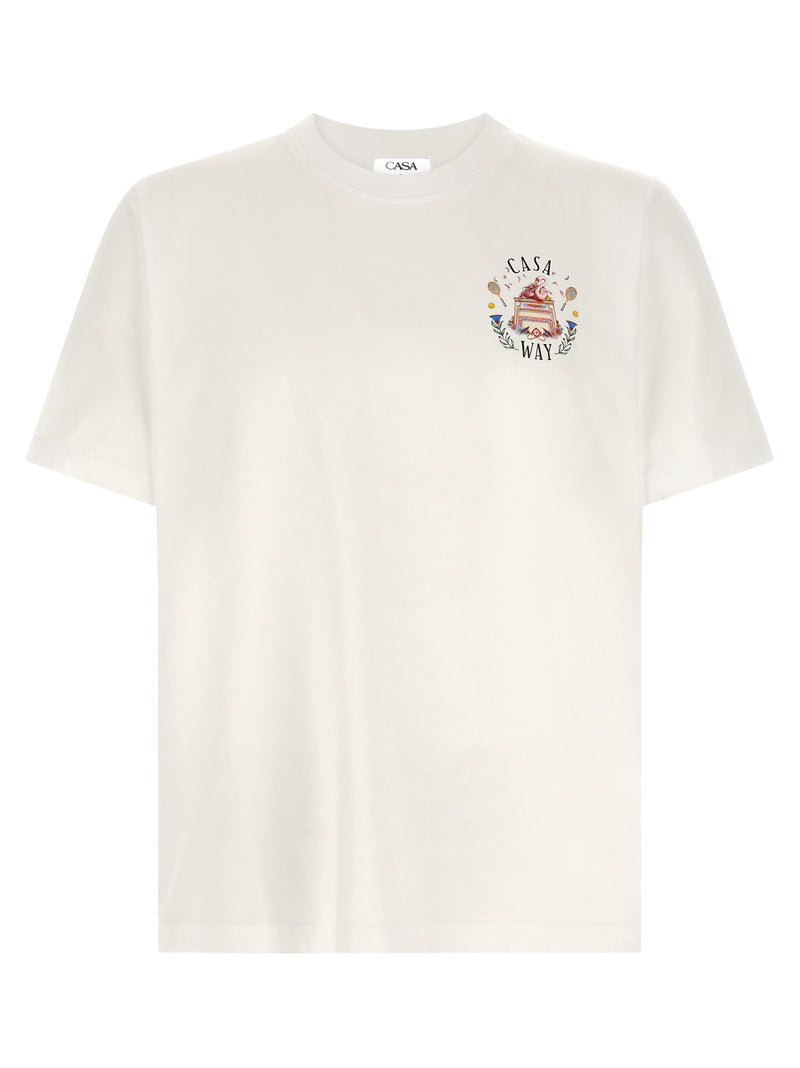 Casablanca Casablanca T-shirt With Casa Way Print