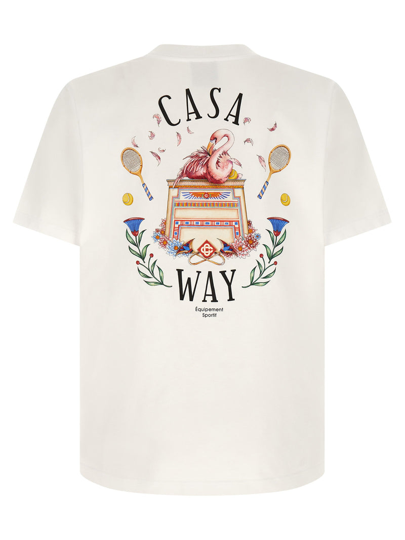 Casablanca Casablanca T-shirt With Casa Way Print