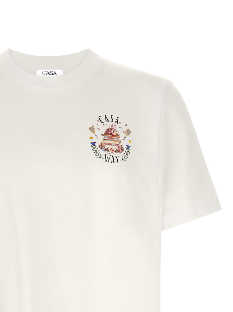 Casablanca Casablanca T-shirt With Casa Way Print