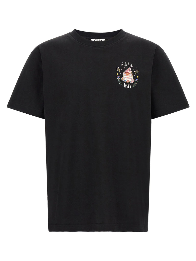 Casablanca Casablanca T-shirt With Casa Way Print
