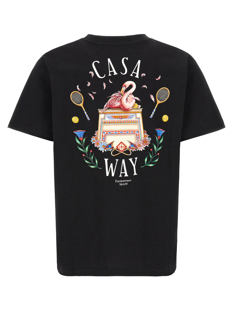Casablanca Casablanca T-shirt With Casa Way Print