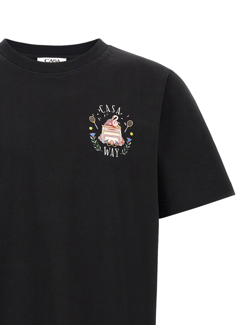 Casablanca Casablanca T-shirt With Casa Way Print