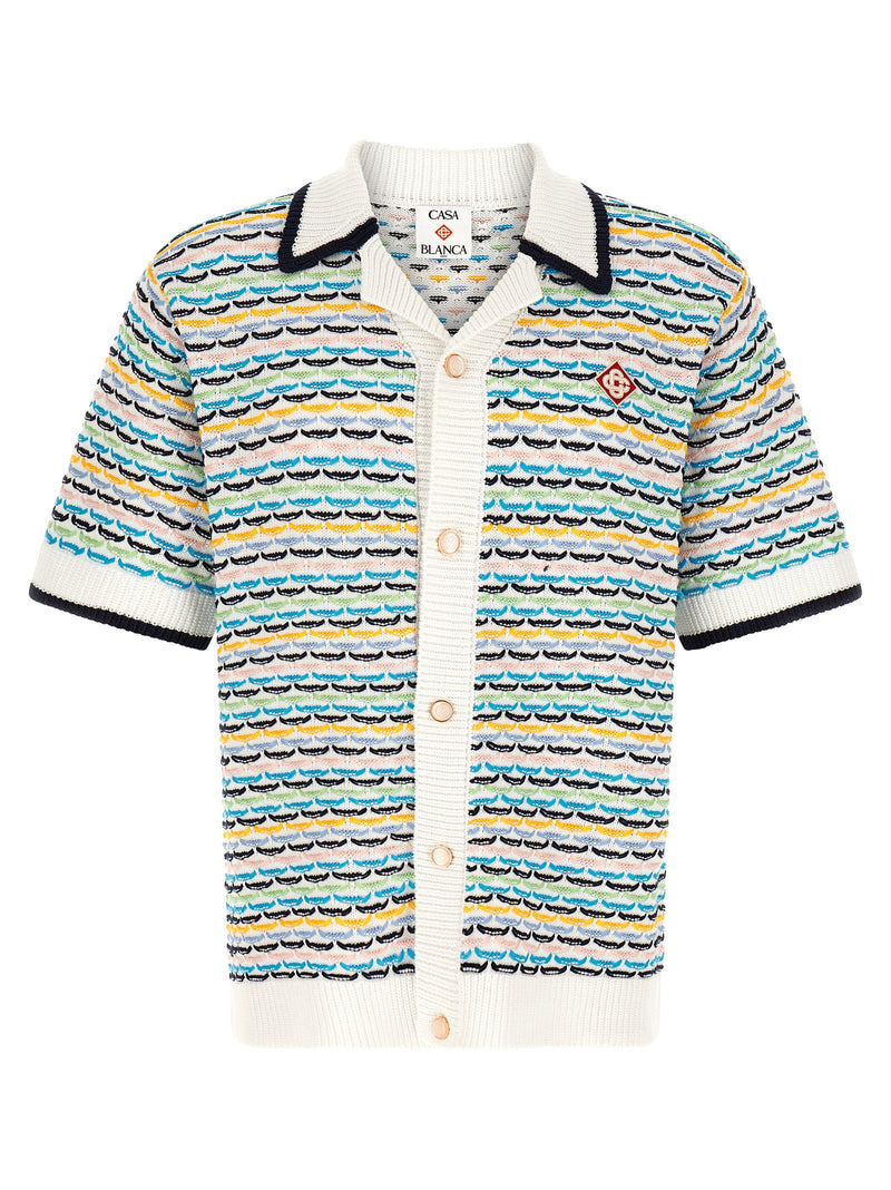 Casablanca Casablanca Tuck Stitch Shirt
