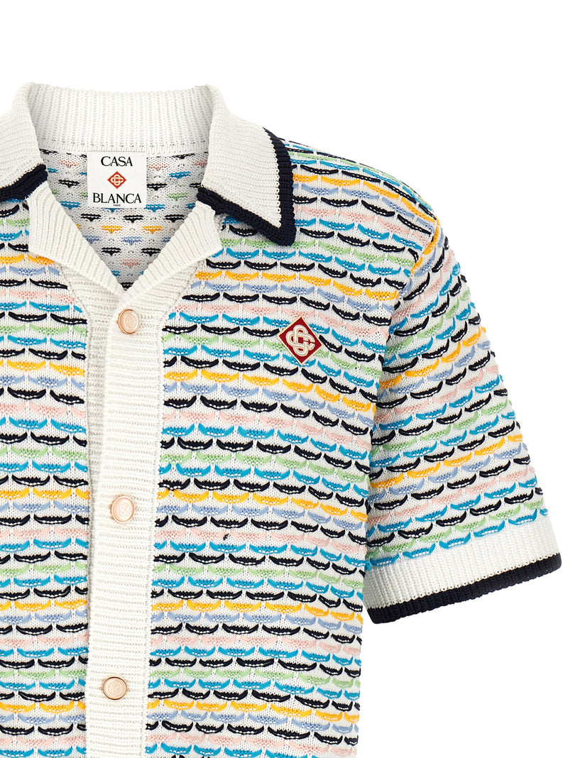 Casablanca Casablanca Tuck Stitch Shirt