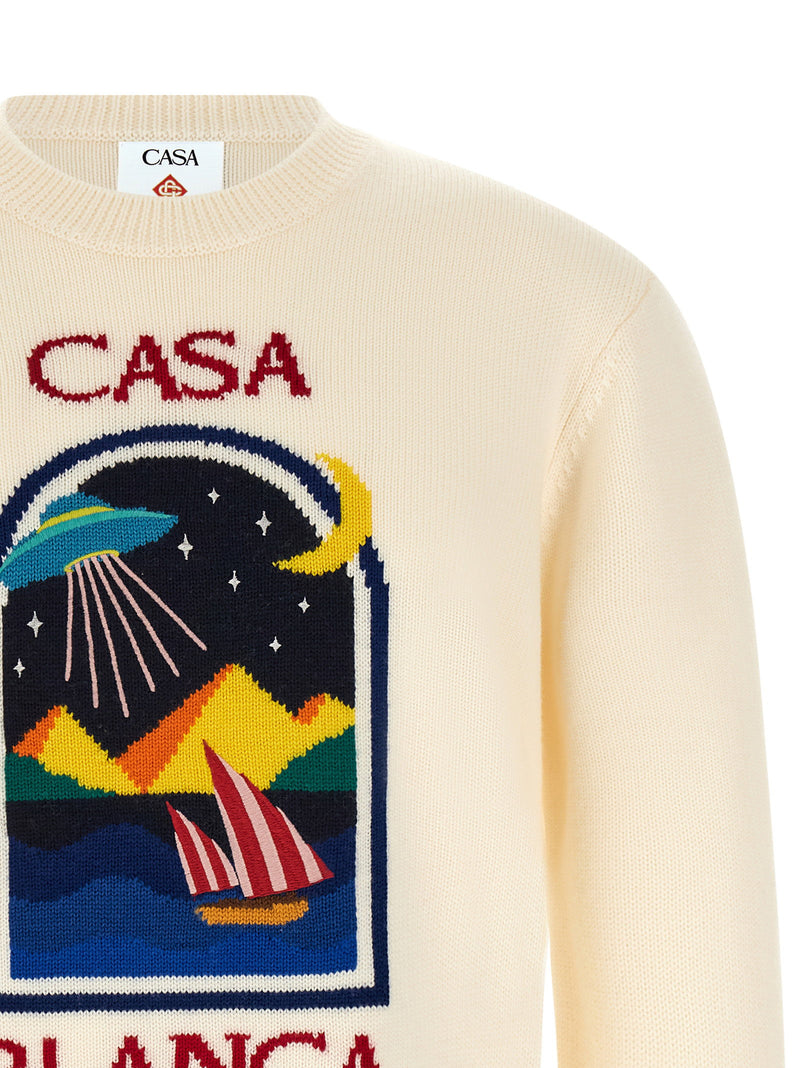 Casablanca Casablanca Pyramid Abduction Sweater