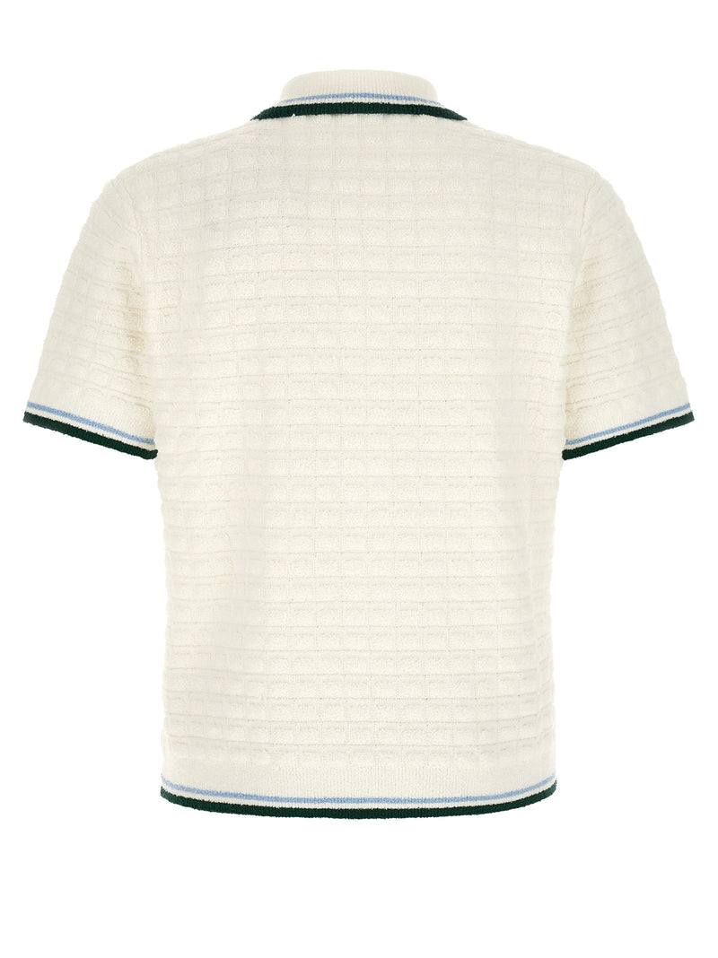 Casablanca Casablanca Bouclé Polo Shirt