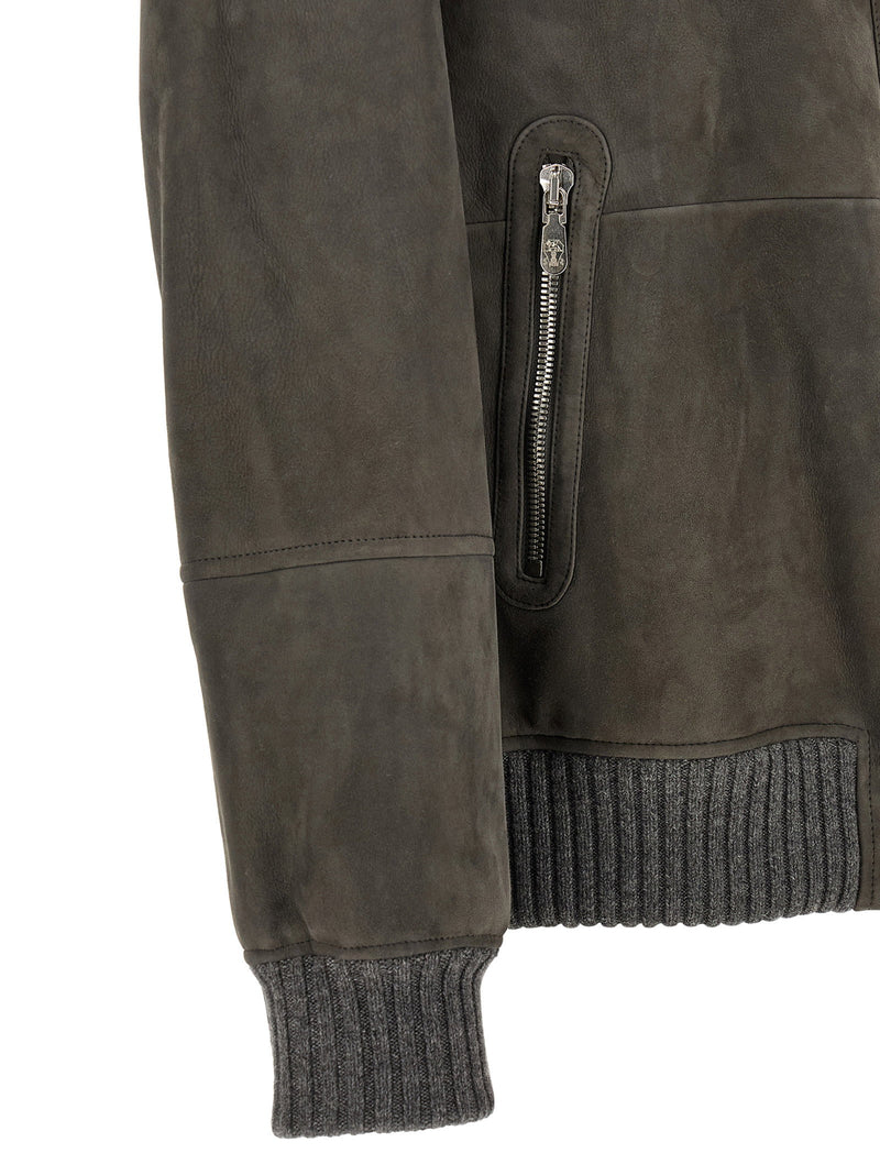 Brunello Cucinelli Brunello Cucinelli Leather Jacket