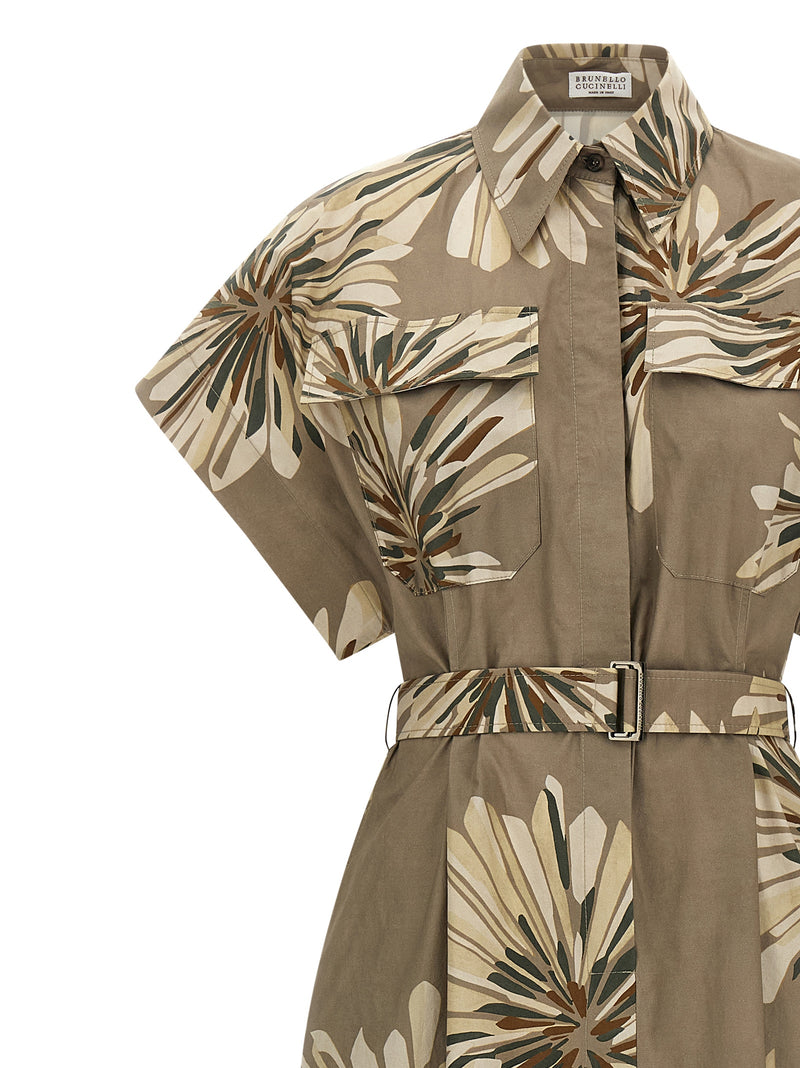 Brunello Cucinelli Chemisier Dress | Urbalenti™ NYC