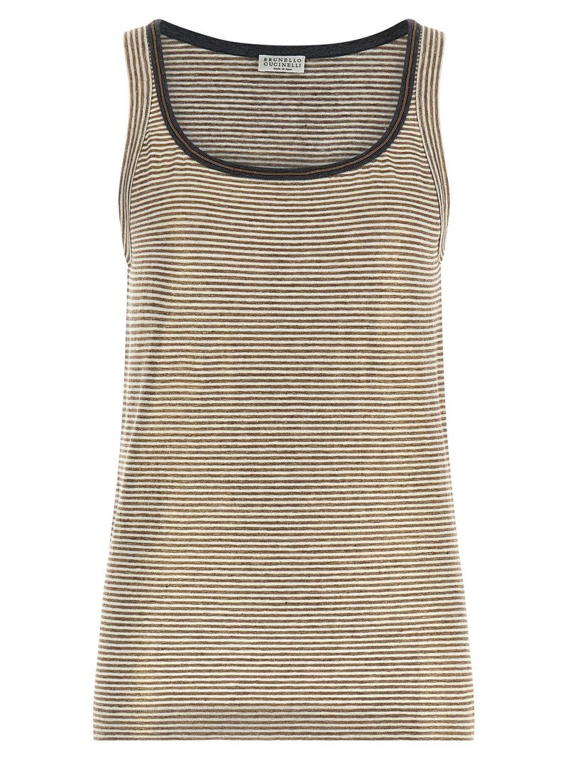 Brunello Cucinelli Shiny Collar Detail Top | Urbalent... | Urbalenti™ NYC