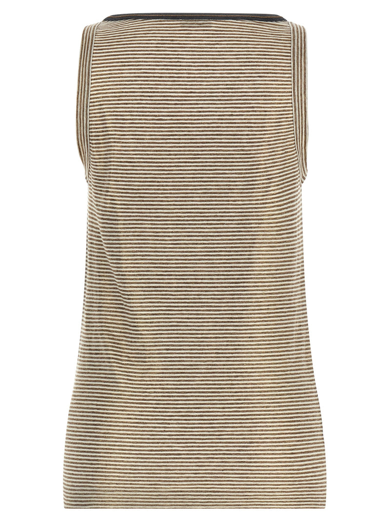 Brunello Cucinelli Shiny Collar Detail Top | Urbalent... | Urbalenti™ NYC