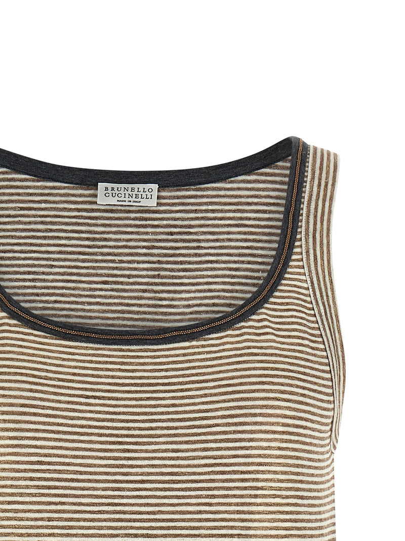 Brunello Cucinelli Shiny Collar Detail Top | Urbalent... | Urbalenti™ NYC