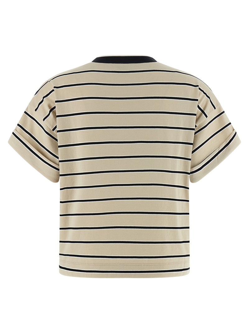 Brunello Cucinelli Shiny Trims T-shirt | Urbalenti™ NYC