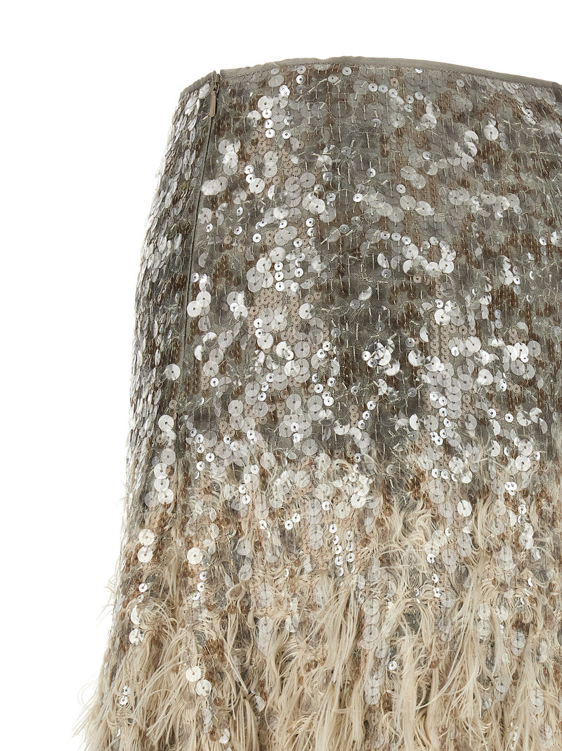 Brunello Cucinelli Dazzling Dégradé Skirt | Urbalenti™ NYC