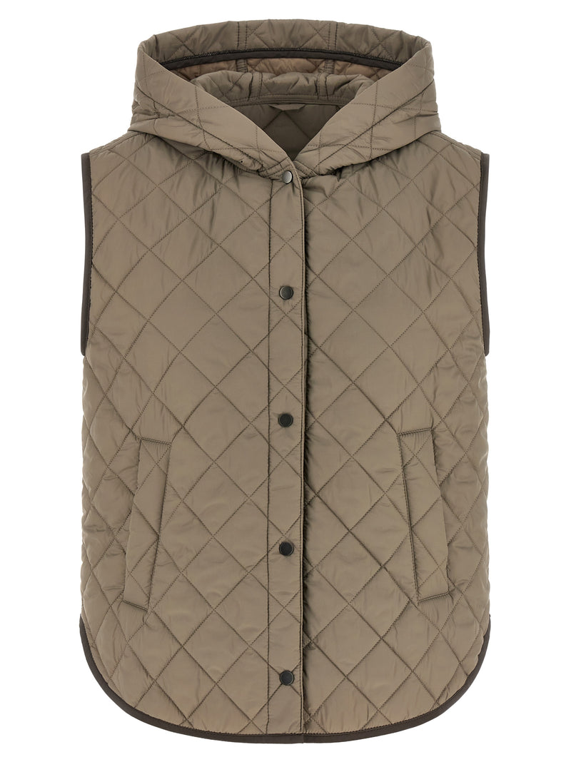 Brunello Cucinelli Quilted Vest - Nylon Quilted - Style 9C2741 | Urbalen... | Urbalenti™ NYC