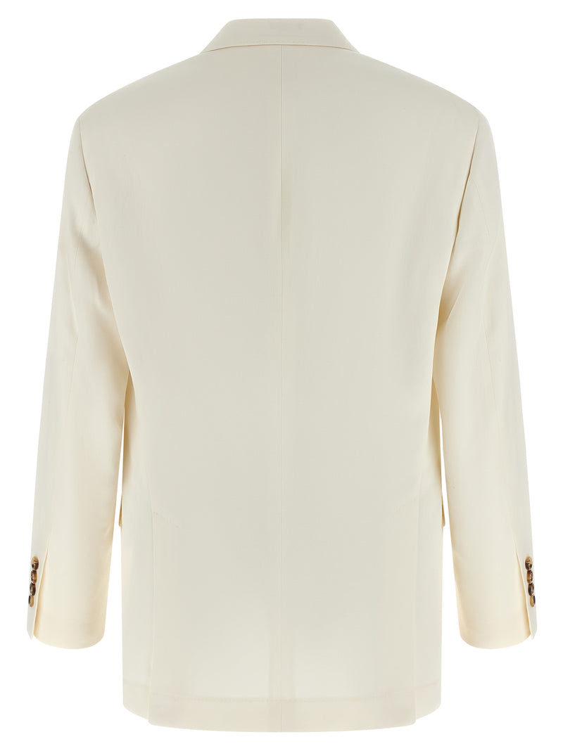 Brunello Cucinelli Linen Silk Blazer | Urbalenti™ NYC