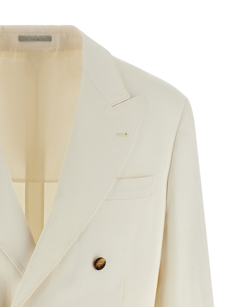 Brunello Cucinelli Linen Silk Blazer | Urbalenti™ NYC