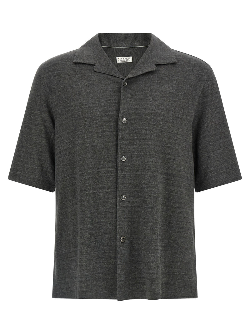 Brunello Cucinelli Camp Collar Shirt | Urbalenti™ NYC