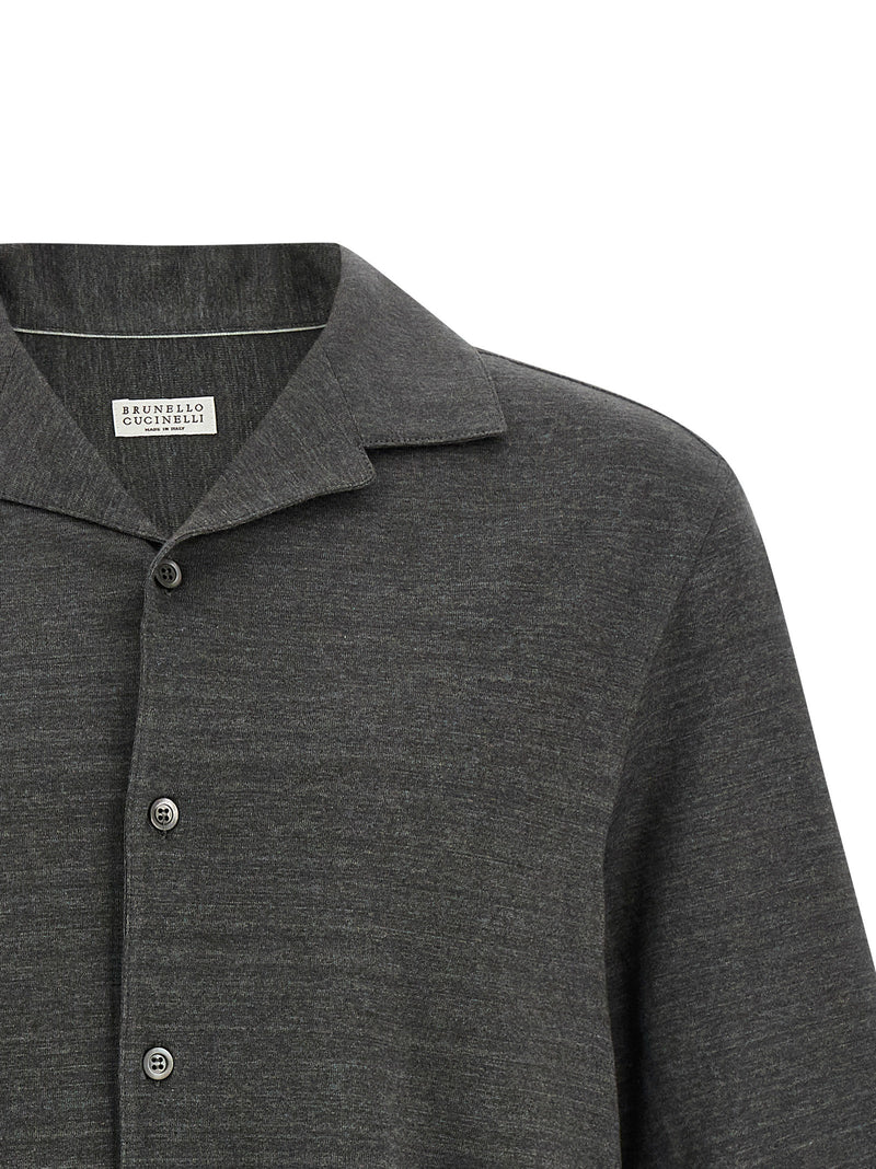 Brunello Cucinelli Camp Collar Shirt | Urbalenti™ NYC
