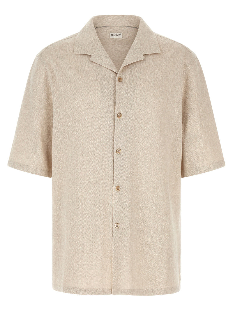 Brunello Cucinelli Brunello Cucinelli Camp Collar Shirt