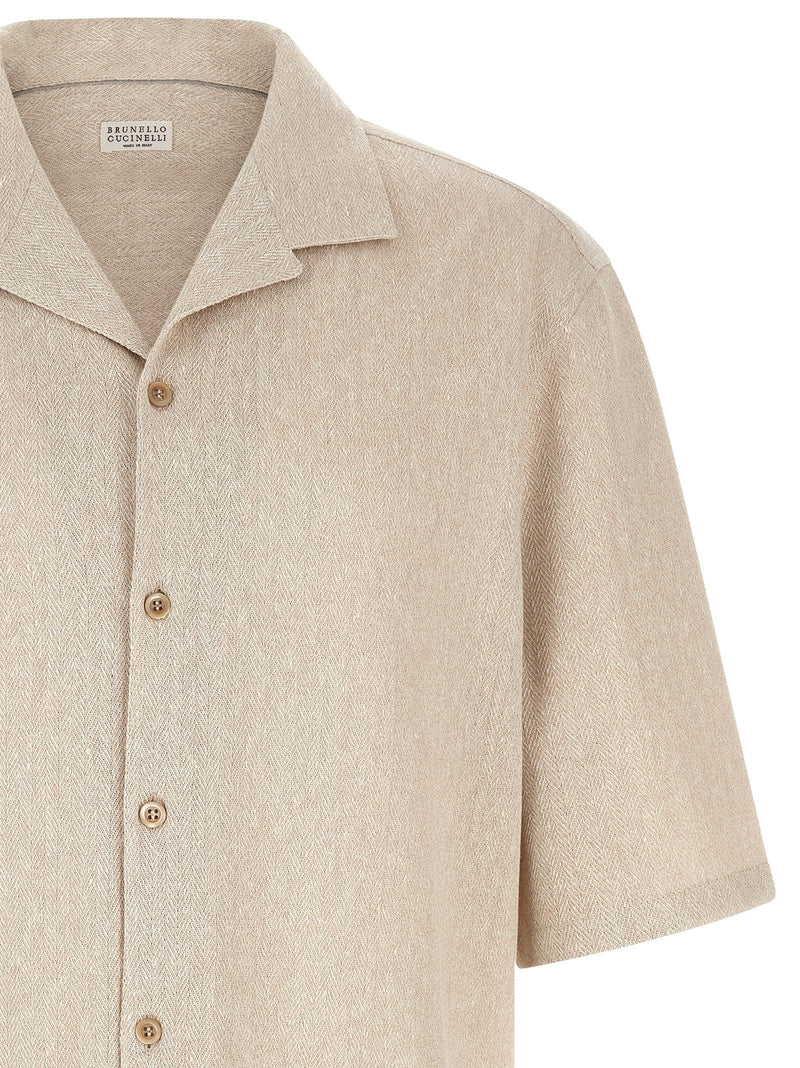 Brunello Cucinelli Brunello Cucinelli Camp Collar Shirt