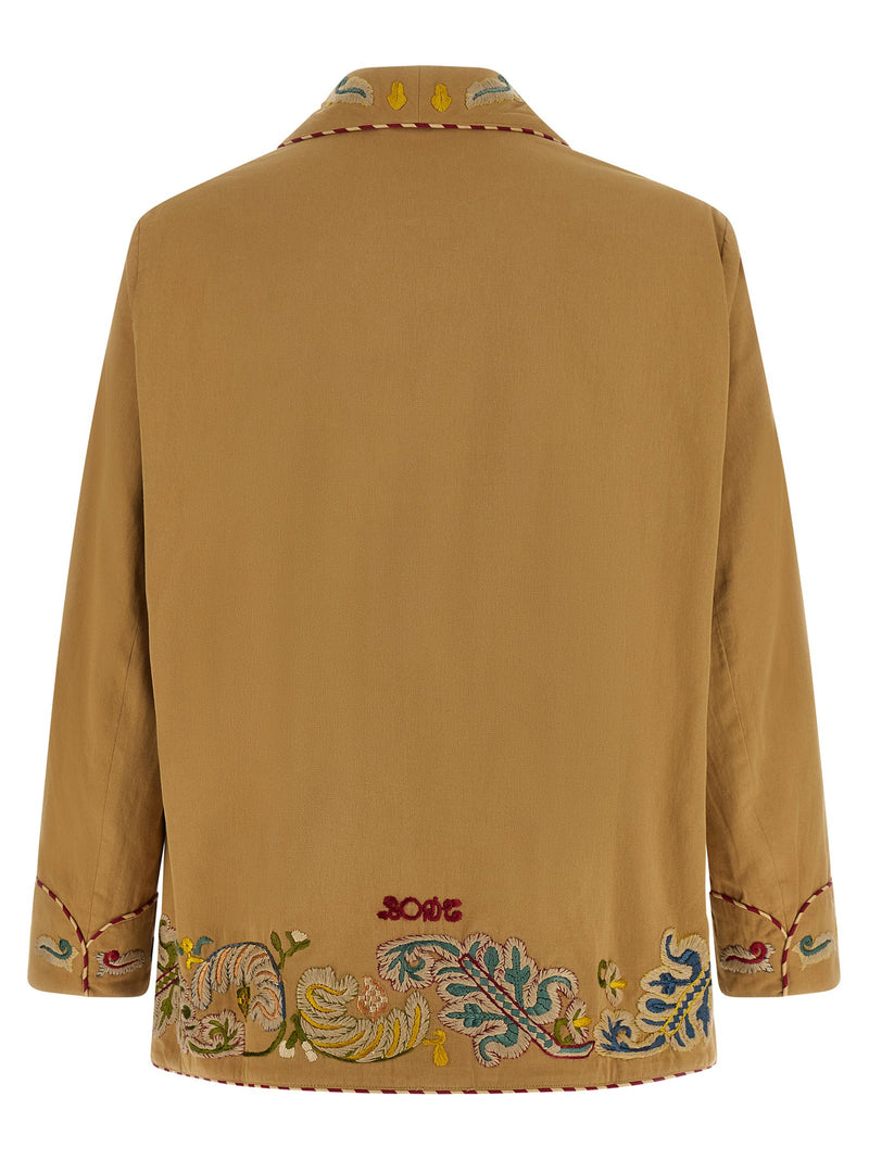 Bode Bode Feather Runner Smoking Blazer