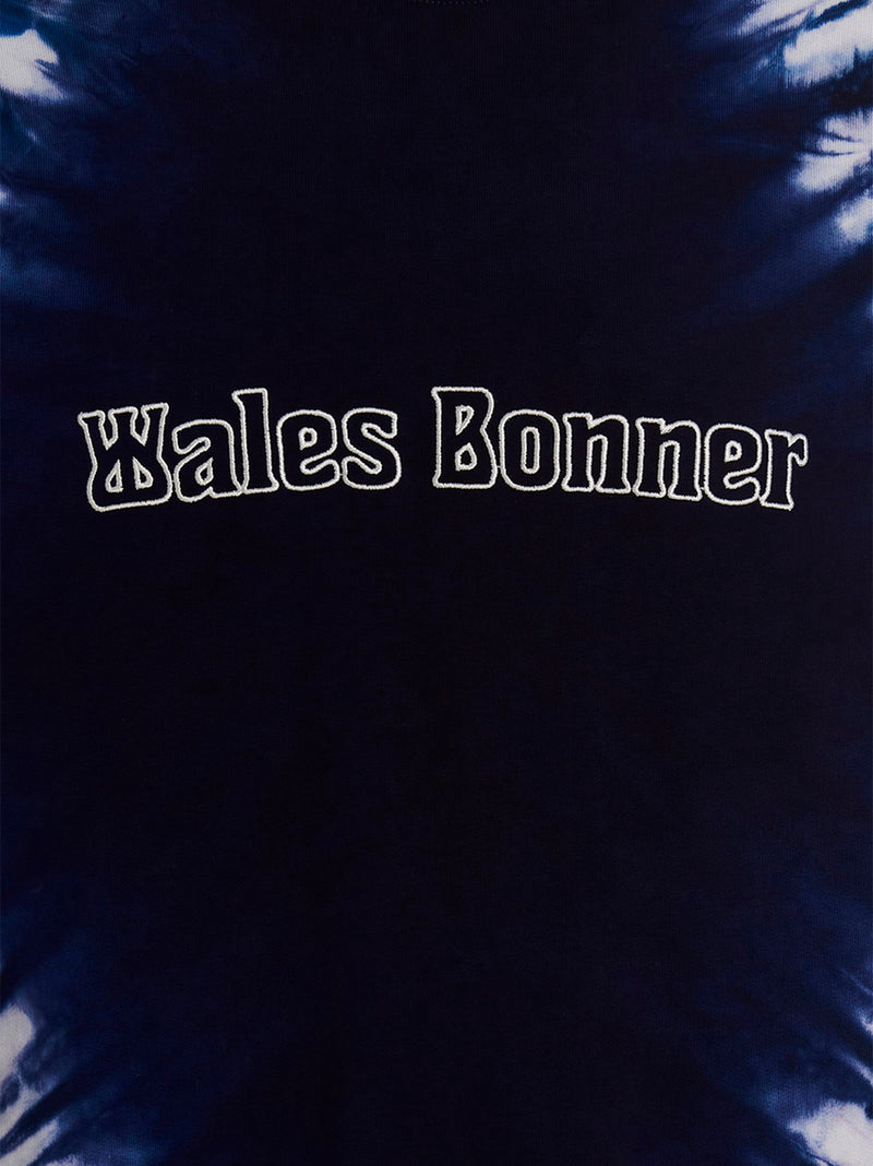 Wales Bonner Wales Bonner Logo Embroidery Tie Dye Sweatshirt