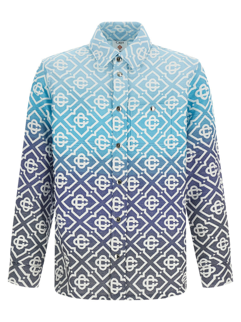 Casablanca Casablanca Shacket Monogram Gradient Jacquard