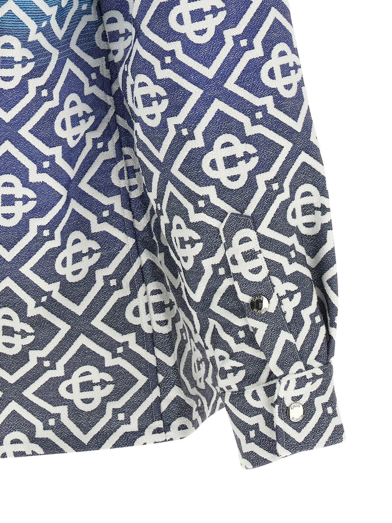 Casablanca Casablanca Shacket Monogram Gradient Jacquard