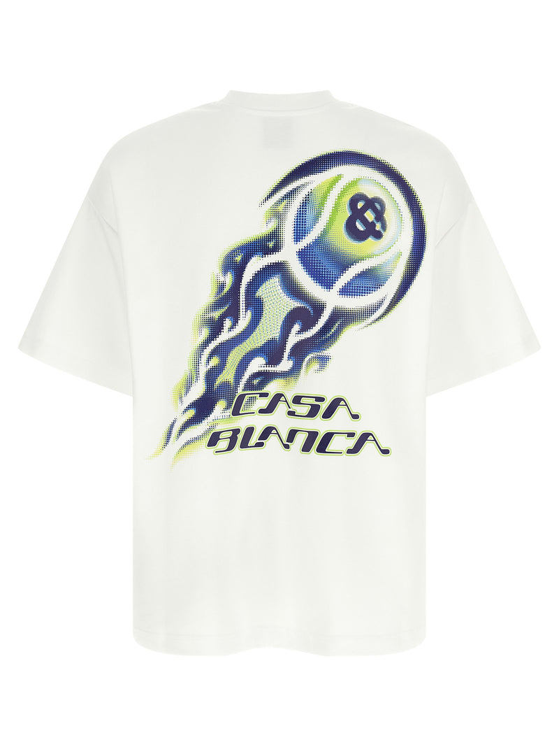 Casablanca Casablanca Flaming Tennis Ball T-shirt