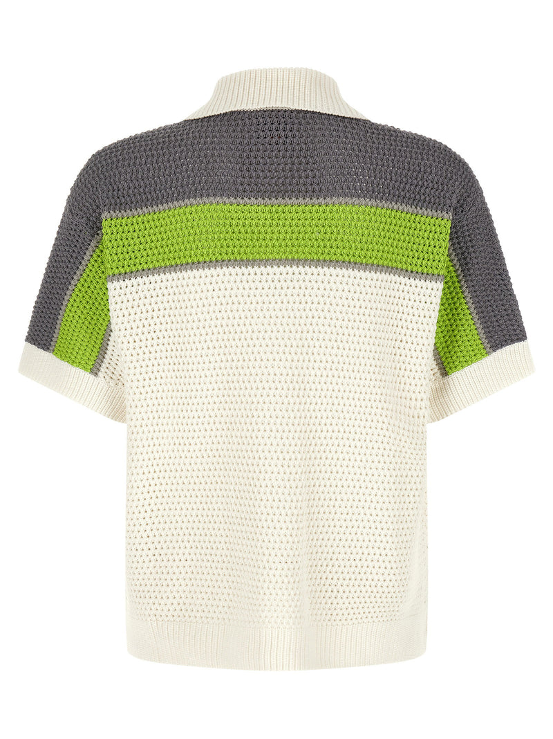 Casablanca Casablanca Stripe Crochet Shirt