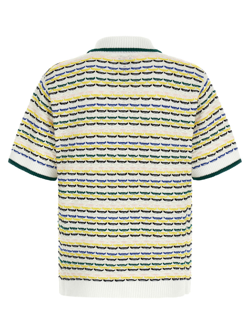 Casablanca Casablanca Tuck Stitch Short Sleeve Shirt