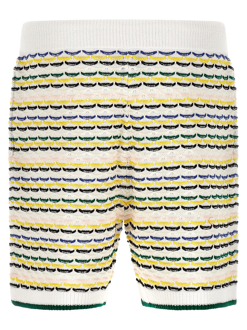 Casablanca Casablanca Tuck Stitch Bermuda Shorts