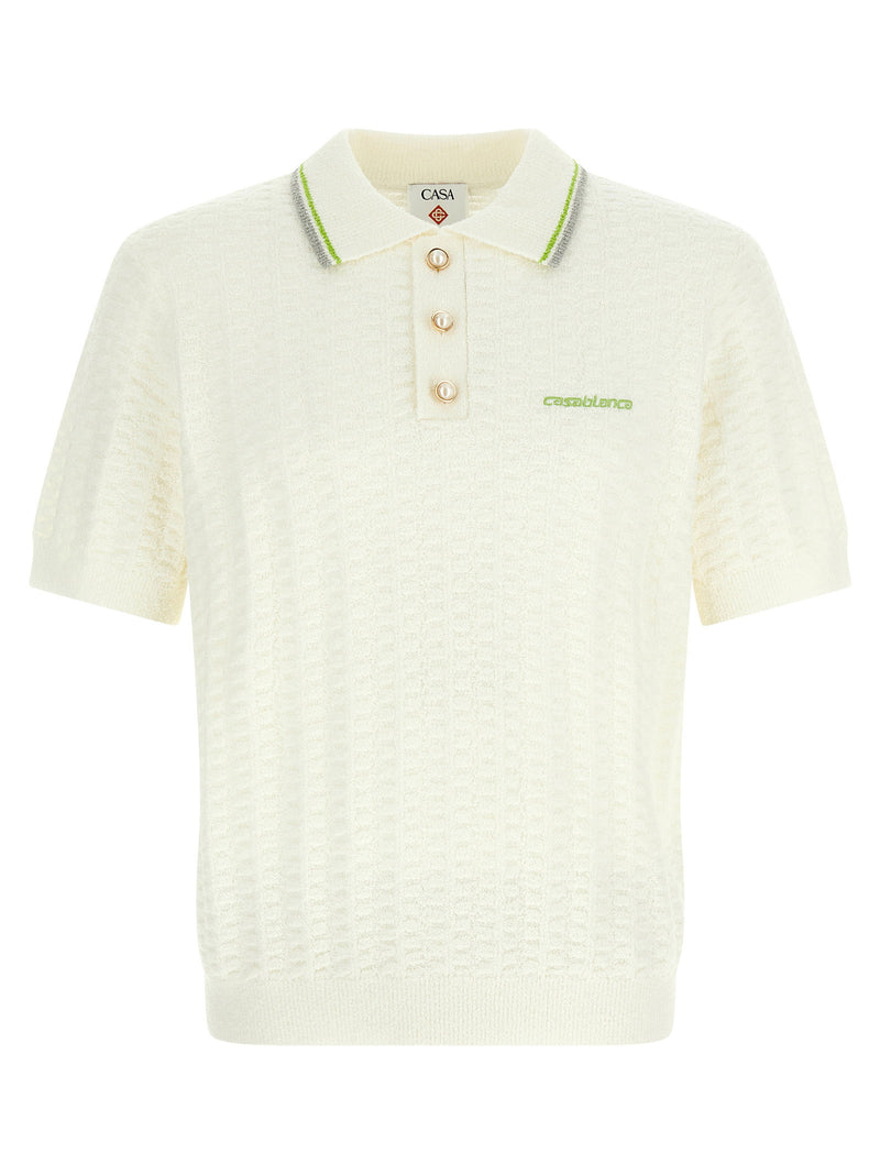 Casablanca Casablanca Tennisbouclé Polo Shirt