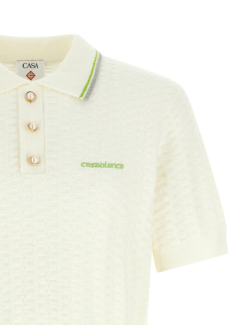 Casablanca Casablanca Tennisbouclé Polo Shirt