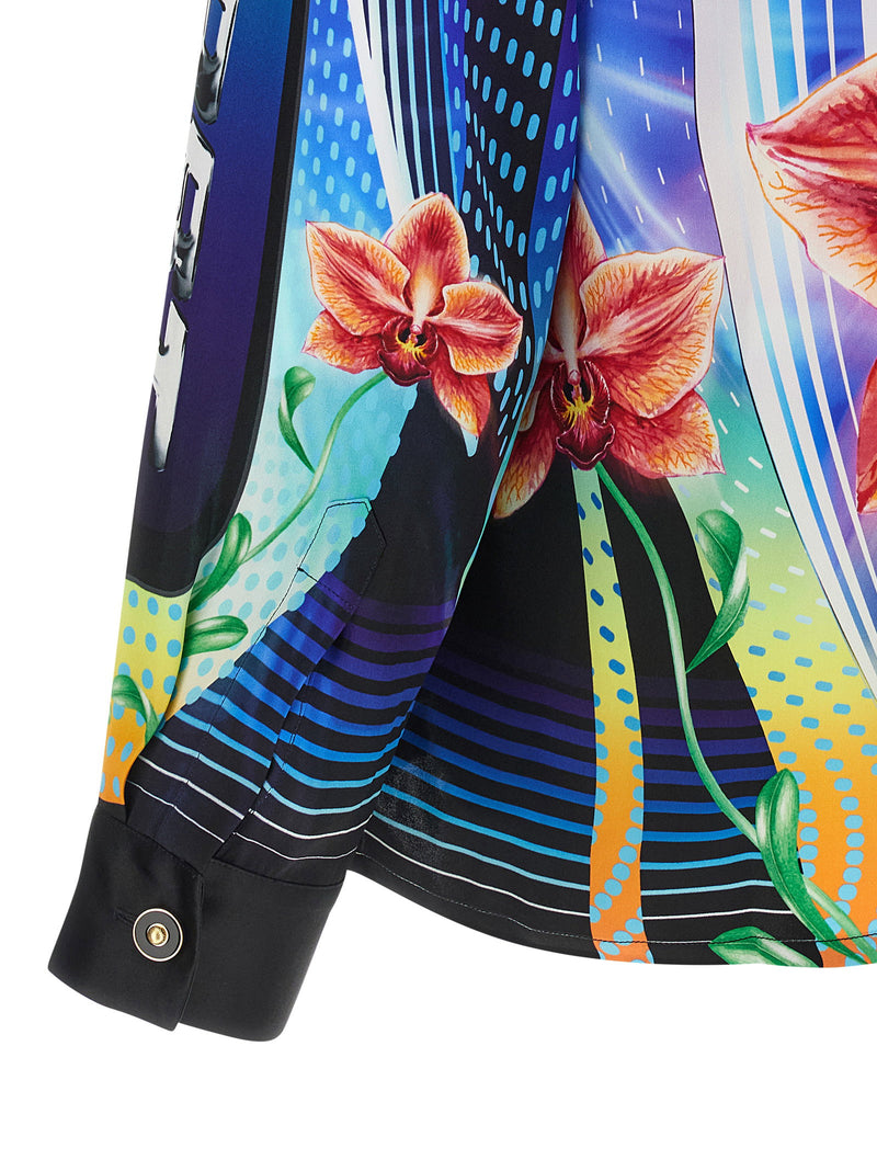 Casablanca Casablanca Orchid Racer Shirt