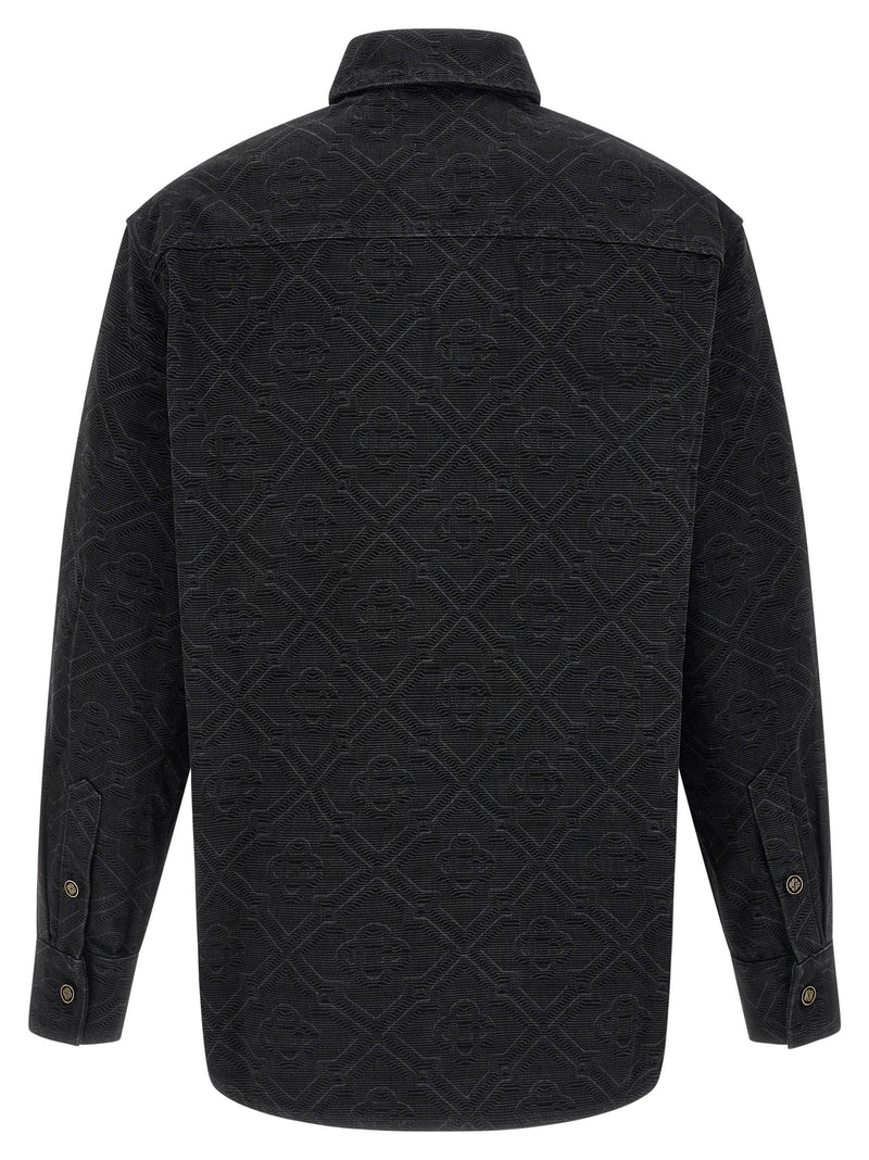 Casablanca Casablanca Laser Monogram Denim Overshirt